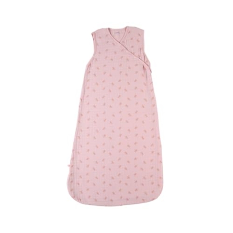 Noukie's - Gigoteuse bébé Eté - 100 cm - 6 à 24 Mois - Légère, Pratique, Ajustable - Grenouillère Mixte TOG < 1.0-100% Mousseline de Coton Bio - Rose- Sac de couchage Libellules