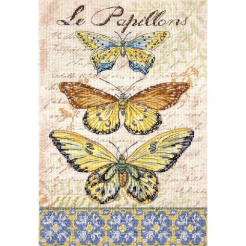 Letistitch Leti975 Kreuzstich Set, Mehrfarbig, 26x18cm