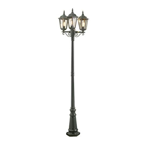 Konstsmide Firenze 7217-600 Standleuchte B: 57,5cm T: 57,5cm H: 220cm / 3x100W / IP43 / lackiertes Aluminium / grün