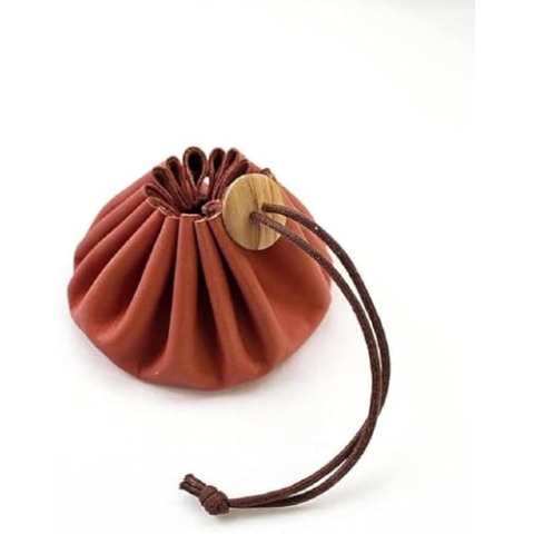 Cohana 45-050 Pouch, Leder Baumwolle Holz, Pink, 8.5cm