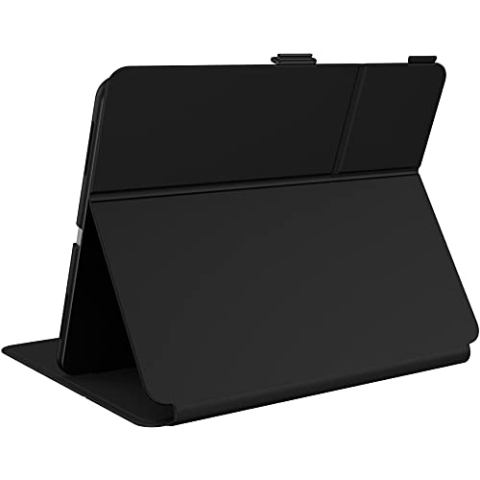 Speck-Produkte BalanceFolio iPad Pro 12,9-Zoll-(2018-2021)-Schutzhülle, mit Microban-Schutz, Schwarz/Schwarz
