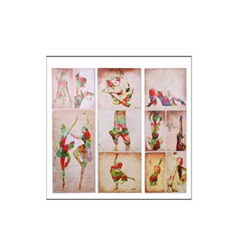 B AND B ENCUENTRA TU Estilo Leinwandbild 2 er Set Ballerina