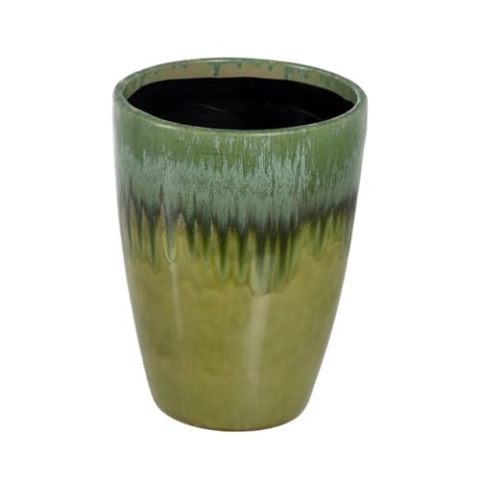 BigBuy Home Vase grün Keramik 33 x 33 x 45 cm