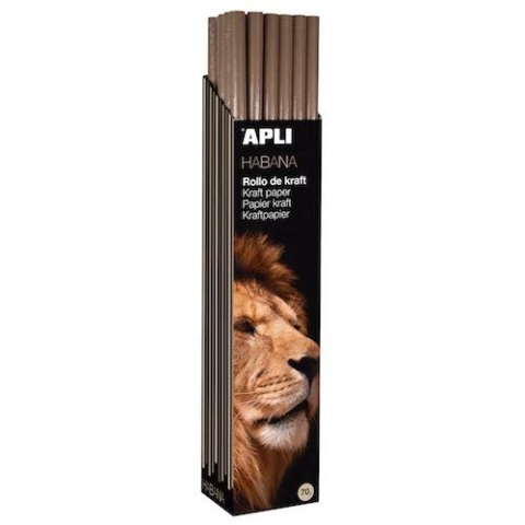 Liderpapel Kraftpapier 1,1x300 Brown, 70g/m², 1 Stück, Texturiert, Schulaktivitäten, Basteln, Geschenkanfertigung, Kunstprojekte