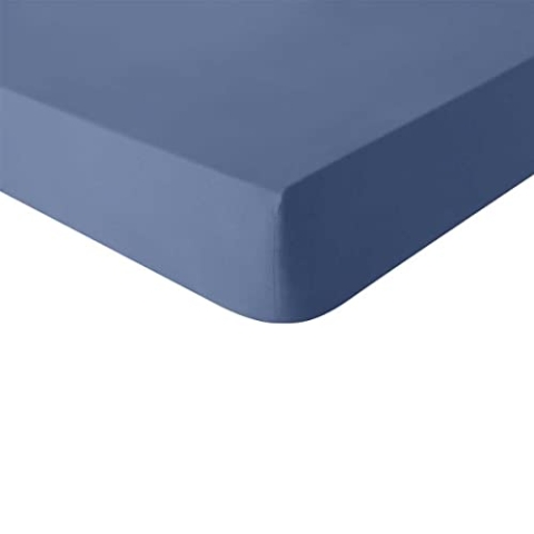 Essix Spannbettlaken, Baumwolle, einfarbig, 180 x 200 cm