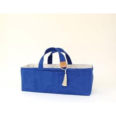 Cohana 45-224 Case, Canvas Leder, Japan Blue, 27x10x10cm