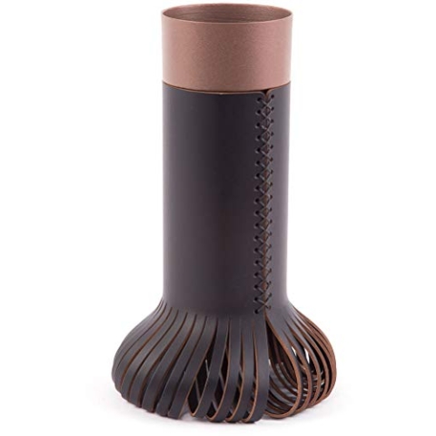 Vacavaliente Vase, recyceltes Leder