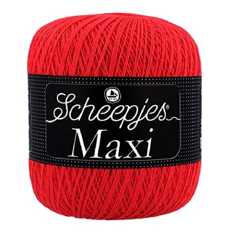 Scheepjes - Scheepjes 115 Heiß Rot Maxi Garn - 1x100g