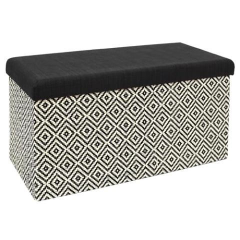 BANCO-PUF PLEGABLE TRENZADO NE