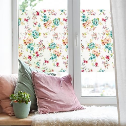 Ambiance Sticker Selbstklebende Sichtschutzfolie für Fenster und Duschtüren, groß, 40 x 100 cm