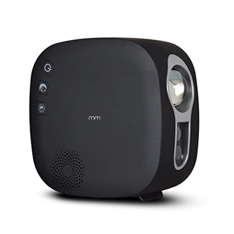 MikaMax, Twilight Projektor, Sternenhimmel Projektor mit Bluetooth, Kompatibel mit Google Home und Alexa, Sprachsteuerung, Milchstraße, Sterne, Wolken und Mondhimmel, Farbige Beleuchtung.