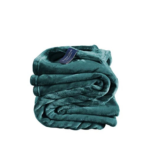De Witte Lietaer Cosy Decke, Polyester, Lake Green, 150 x 200 cm