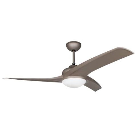 Orbegozo CP 93105 - Deckenventilator mit Lampe, Fenbedienung, 105 cm Durchmesser, drei Stufen, leise, 50 W
