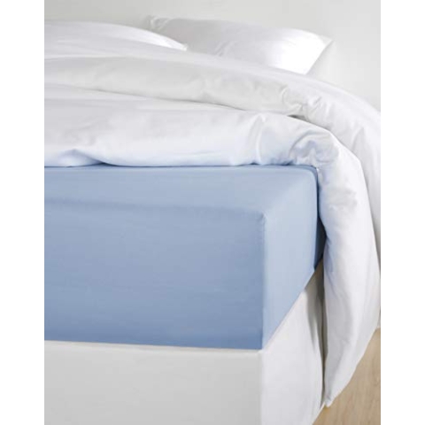 De Witte Lietaer Olivia Spannbettlaken, Baumwoll-Satin, 90 x 200 cm, Höhe 30 cm