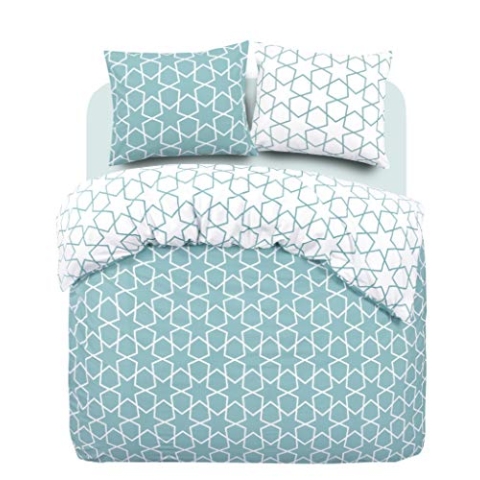 Day Dream Floor Bettbezüge L.Blau, Baumwolle, Hellblau, 200 x 200/220 cm