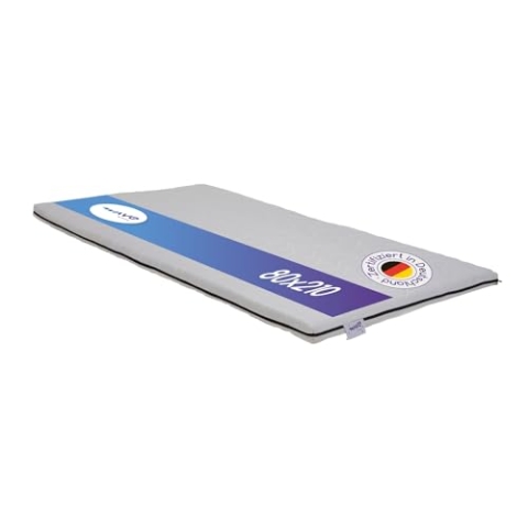 M line | Wave Topper | Matratzentopper 80x210cm - Kaltschaum Topper - Optimale Unterstützung - Atmungsaktiv - 10 Jahre Garantie