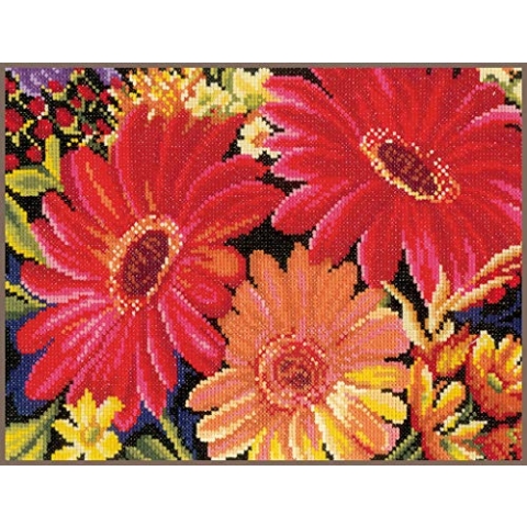 Lanarte Zählmusterpackung Looking Fabulous Zählstoff Kreuzstichpackung, Baumwolle, Mehrfarbig, 25 x 19 x 0.3 cm