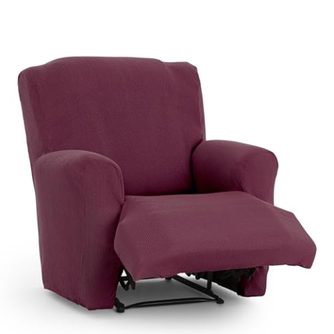 Eysa Elastischer Bezug für Relaxfüße, textur, Granatrot (Farbe 08), 60-75cm