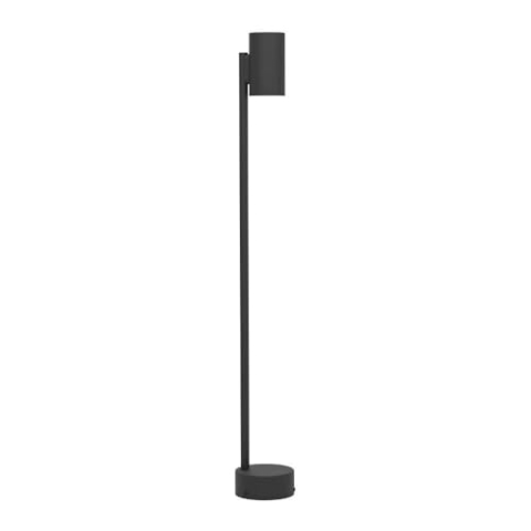EGLO LED Outdoor Stehlampe Izzalini, Außenlampe Garten, Außenleuchte stehend, Wegeleuchte aus Metall in Schwarz, Lampe außen mit GU10 Leuchtmittel, warmweiß, IP44, 85 cm
