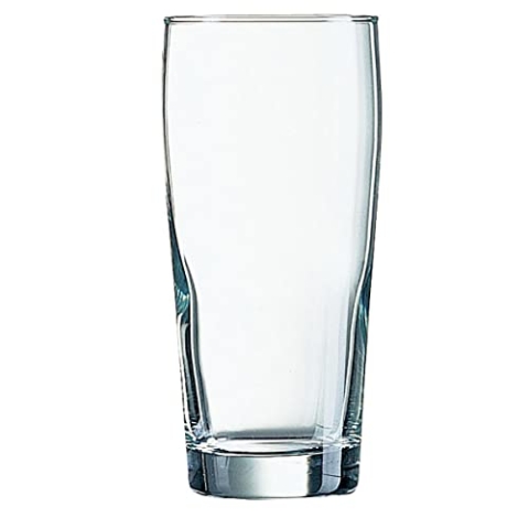 Arcoroc Willli Becher Biergläser, 12 Stück, Glas, 33 cl