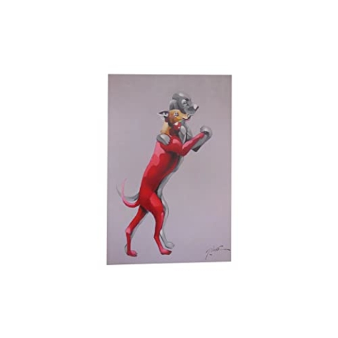 Biscottini Modernes Bild Wohnzimmer 61x2x91 cm | Bild auf Leinwand | Schlafzimmer Gemälde | Vintage-Gemälde | Küchenbilder