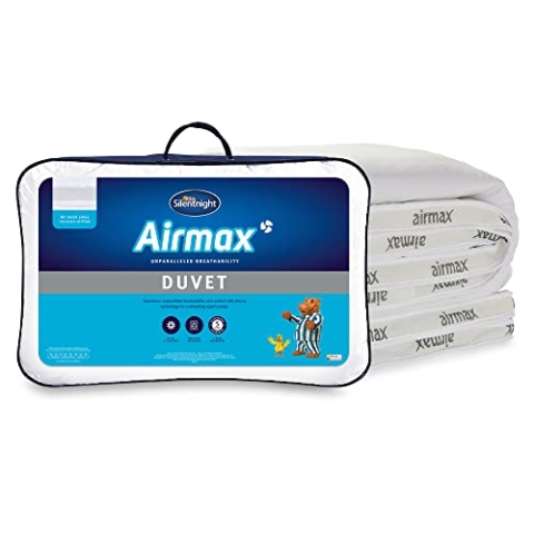 Silentnight Airmax Bettdecke, 10,5 Tog, Doppelbett, weiß