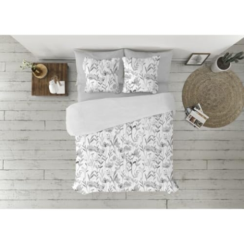Pierre Cardin Bettwäsche-Set FANY Grau, für 180 cm breite Betten, 3-teilig