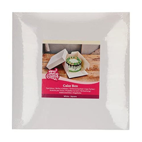FunCakes F80115 Tortenschachtel Cake Box, Paper, Weiß