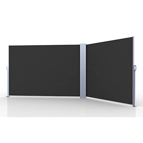 RED DECO Ausziehbarer Paravent, grau, one Size