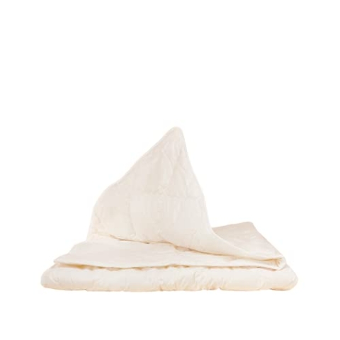 Van Morgen Sommerbettdecke aus Wolle, natürliches Weiß, 240x220cm