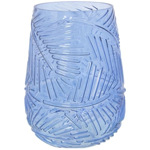 Alexandra House Living Vase, blau, Glas, 17 x 17 x 23 cm