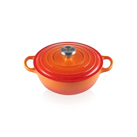 Le Creuset La Marmite aus Gusseisen, 24cm, Ofenrot, 21114240900430