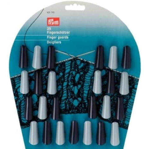 Prym 431710 Fingerschützer, Kunststoff, violett, farbig sortiert, 25 Stück