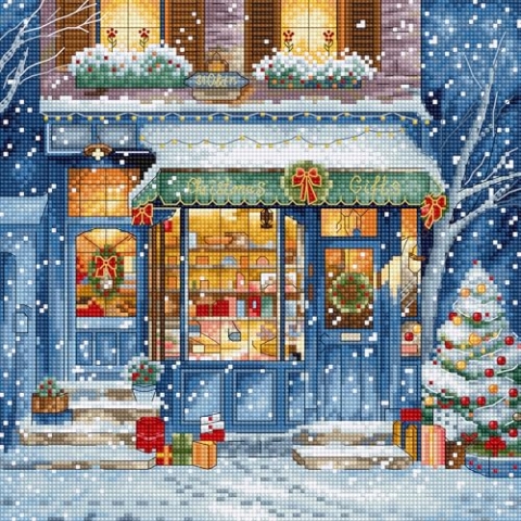Kreuzstich Stickpackung Shop für Weihnachtsgeschenke, Zählmuster