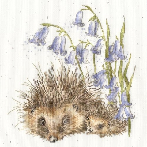 Bothy Threads The Home Of Happy Stitching Kreuzstich Stickpackung, Liebe und Igel