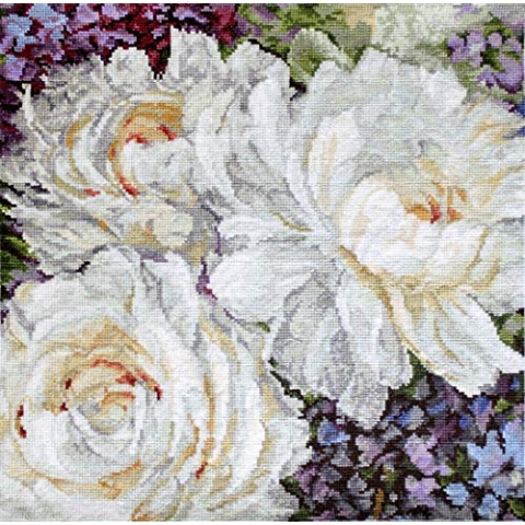 Letistitch Leti930 Kreuzstich Set, Mehrfarbig, 30x30cm