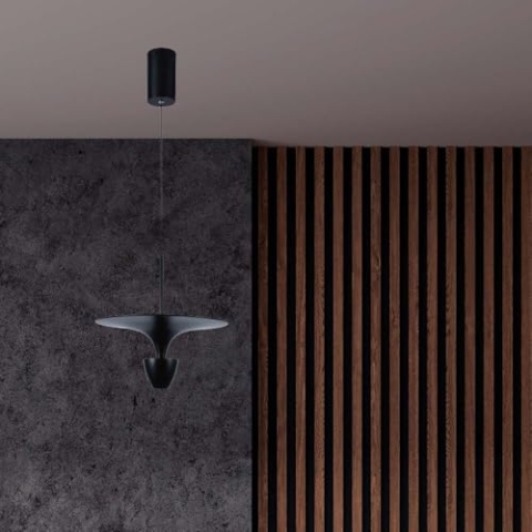 V-TAC Designer-Deckenleuchten - Designer-Hängelampen - IP20 - Schwarzes Gehäuse - 9 Watt - 1000 Lumen - 4000K