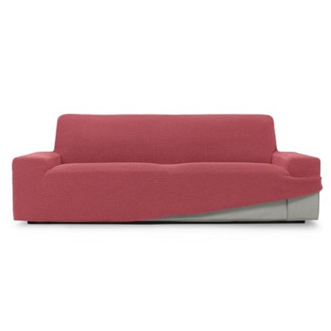 SOFASKINS® super elastischer überzug, Sofabezug 3 sitzer, atmungsaktiv, bequem und langlebig, Sofa überzug, Einfach anzubringen, Maße (180-230Cm), Farbe Klare Fuxie