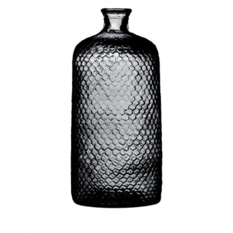 NATURAL LIVING VASE Serena 7L Quartz AUS RECYCELTEM Glas D18,5CM X H42CM