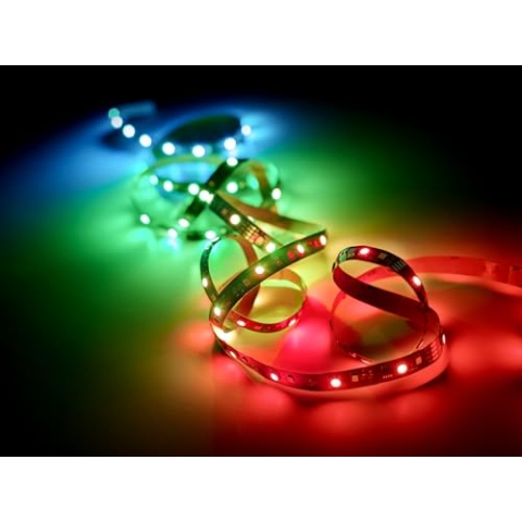 Reality Leuchten LED Stripe Racer R65553102, Kunststoff schwarz, inkl. 10 Watt RGB LED, Dynamic Light, Sound Control, 300cm kürzbar, Fernbedienung