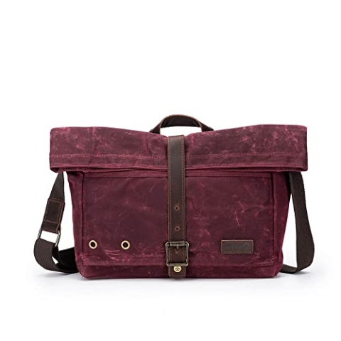 Della Q 99621 Canvas Bag, Leder, Red, Einheitsgröße