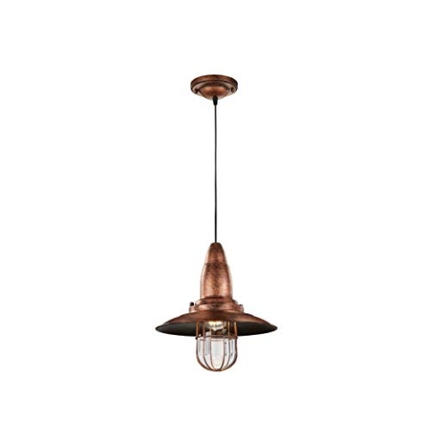 Trio Leuchten Pendelleuchte 304500162 Fisherman, Metall Kupfer Antik, exkl. 1 x E27