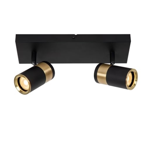 LUCIDE GORIK - Deckenstrahler - 2xGU10 - Schwarz