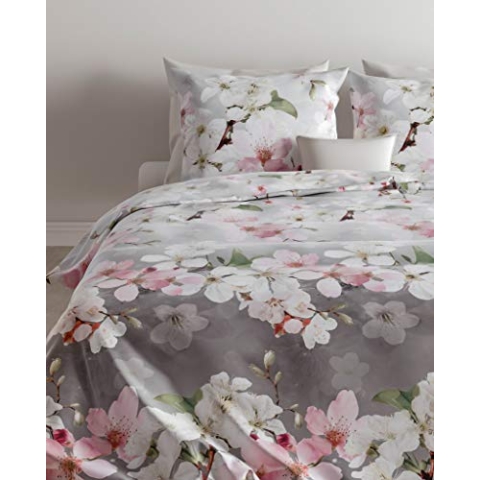 Zo.Home Josin Duvet Cover, 100% Cotton Satin, Pink, 260 x 220 cm, 1.0 Pieces