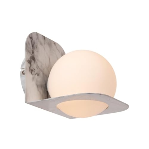 LUCIDE DAVY - Wandleuchte Badezimmer - 1xG9 - IP44 - Grau