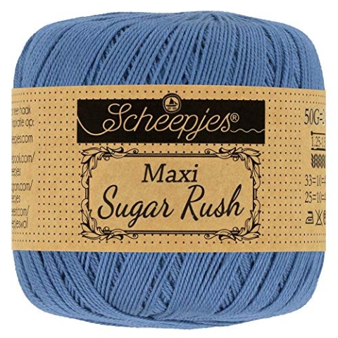 Scheepjes - Scheepjes 261 Capri Blau Maxi Sugar Rush Garn - 1x50g