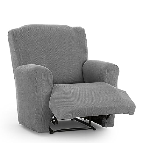 Eysa Elastischer sesselbezug entspannen XL Poseidon Farbe 06, Grau