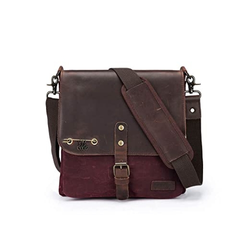 Della Q 99616 Saddlebag, Canvas, Red, Einheitsgröße