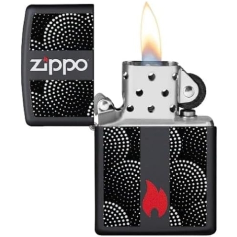 Zippo Feuerzeug, Messing, satiniertes Chrom, Einheitsgröße
