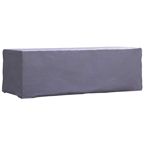 ATLANTIS Outdoor | Schutzhülle/Abdeckung für Gartenmöbel Set | Grau | 280 x 230 x 80 cm (LxBxH) | TÜV Rheinland Zertifiziert | Wasserabweisend & Waterproof (für Garten) | Abdeckhaube Sitzgruppe